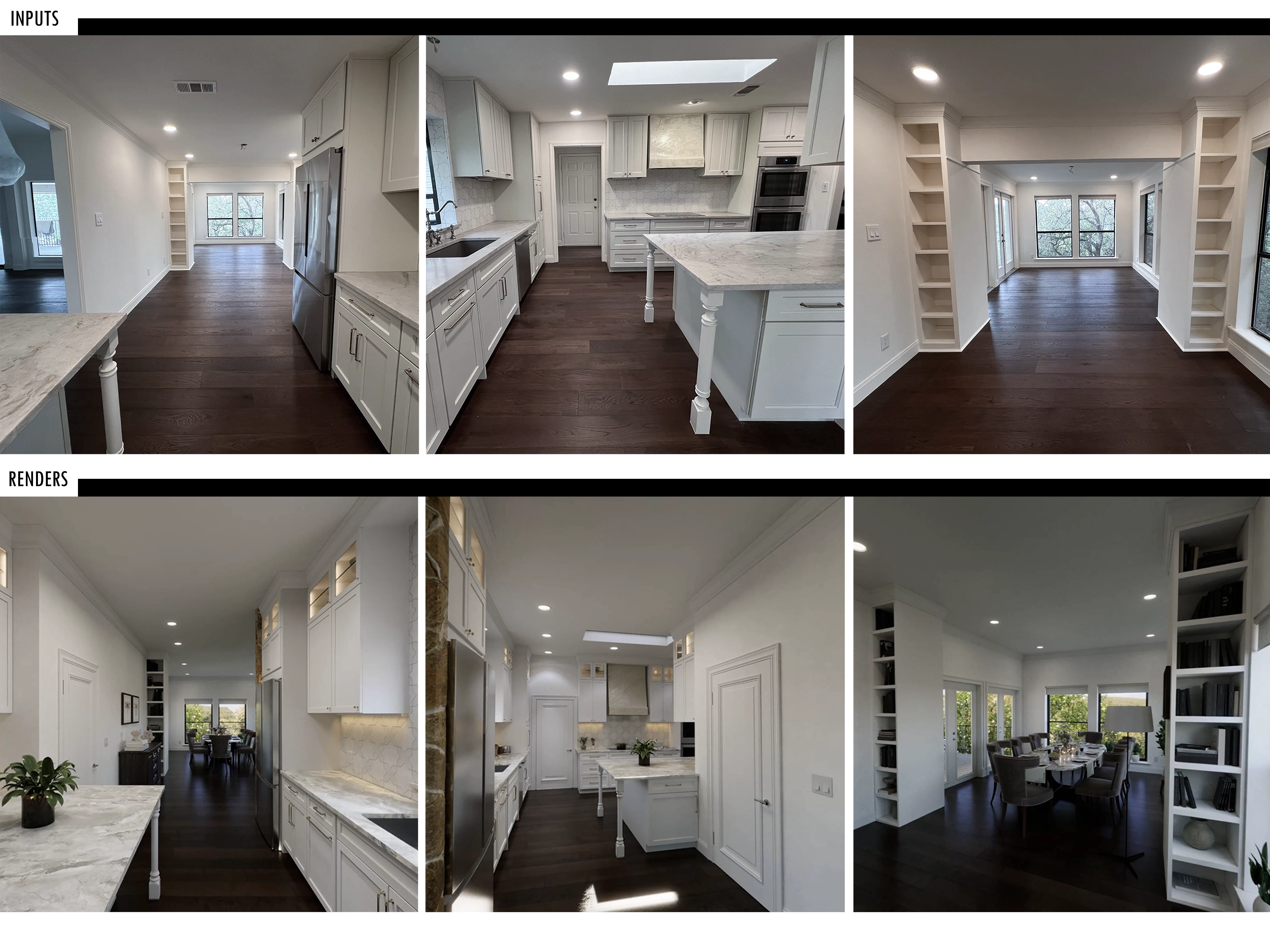 Austin kitchen & dining concept collage